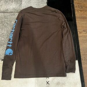 Long sleeve Carhartt shirt.